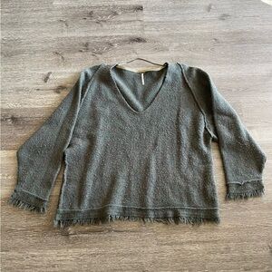 FP Movement by Free People V-Neck Sweater - Dark Green